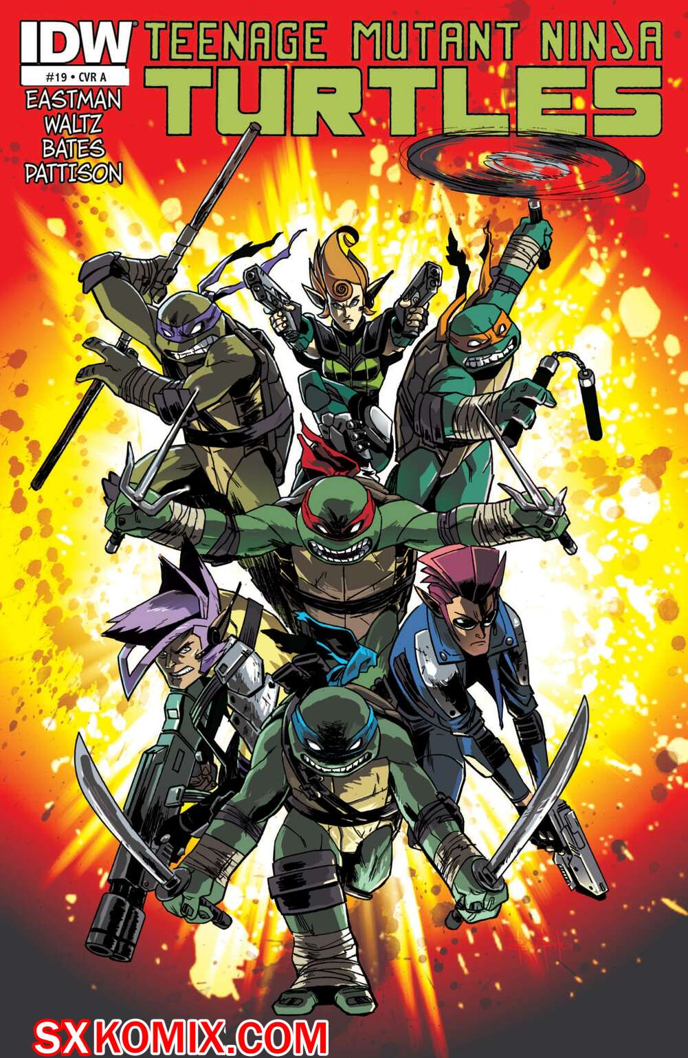 Комикс Подростки Мутанты Ниндзя Черепашки. Teenage Mutant Ninja Turtles.. Часть 19.