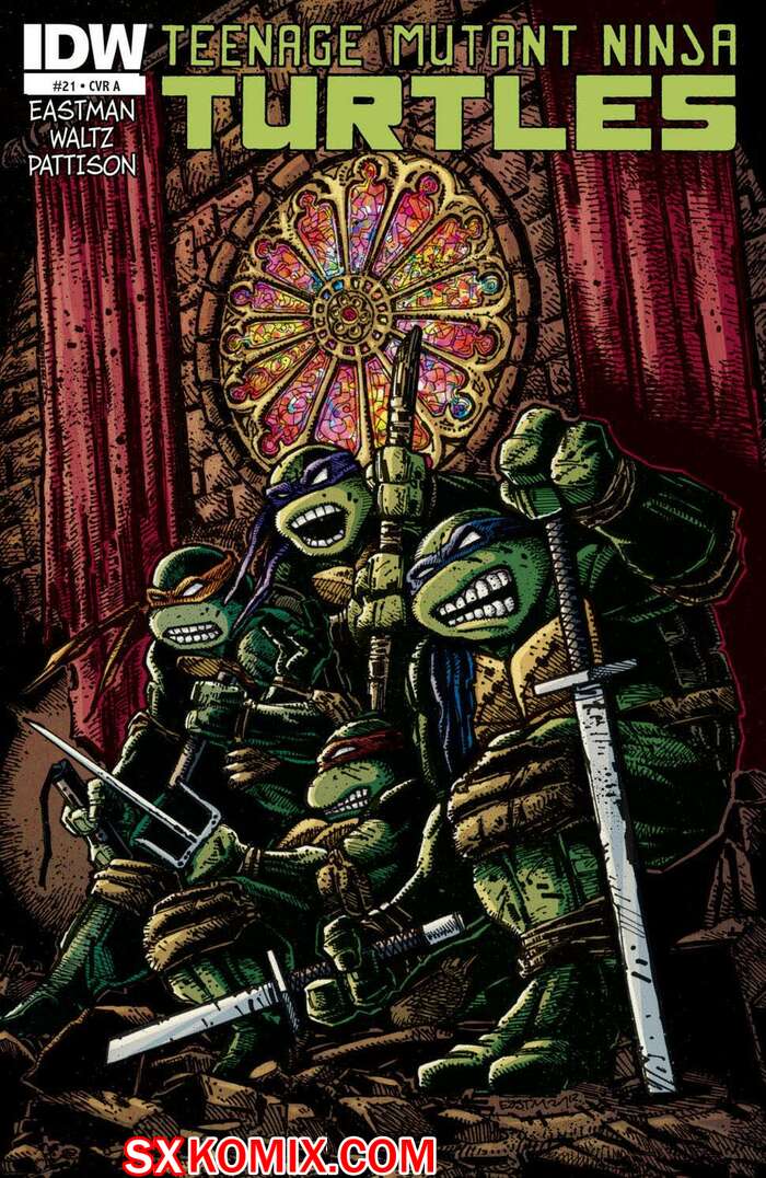 Комикс Подростки Мутанты Ниндзя Черепашки. Teenage Mutant Ninja Turtles.. Часть 21.