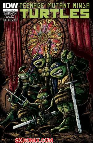 Комикс Подростки Мутанты Ниндзя Черепашки. Teenage Mutant Ninja Turtles.. Часть 21.